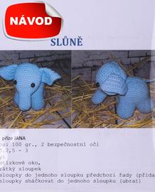 Instructions for crocheting elephant