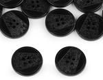 Button 25mm plastic TOBY