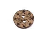 Coconut button 15 mm FLOWER