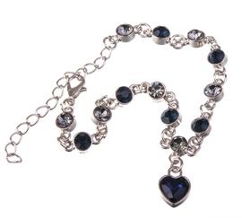 Metal bracelet with stones 24cm LOVIE