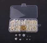 Set of pearls and beads for stringing 800 pcs