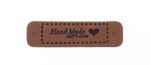 Patch HAND MADE 55x15mm artificial leather