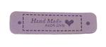Patch HAND MADE 55x15mm artificial leather