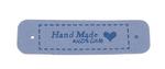 Patch HAND MADE 55x15mm artificial leather