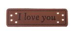 HAND MADE I love you 50x15mm
