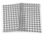 Velcro self-adhesive wheels Ø10 mm/18 pcs