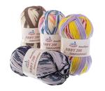 Abby 200 self-patterning sock Yarn