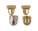 Bag fastening set gold 28x20mm