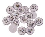 Flower button 20 mm