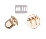 Bag fastening set gold 30x32mm