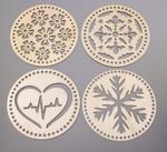 Bottom - lid plywood circle 14 cm/4,5 mm