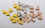 Heart beads 6x7mm/10ks