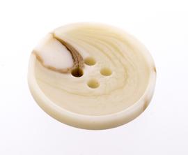 Knob 25mm beige marble plastic