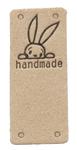 HAND MADE rabbit patch 50x20mm