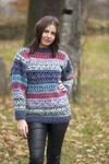 Hand-knitted sweater from yarn No: 1 and Sale Winter
