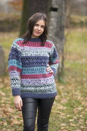 Hand-knitted sweater from yarn No: 1 and Sale Winter