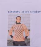 Instructions for a sweater with three-quarter sleeves