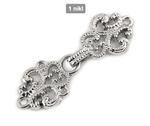 Decorative filigree clasp 15 x 45 mm