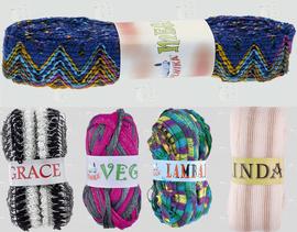Flounce yarn MIX 0,5 kg