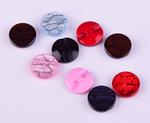 Button  15 mm colored glittery