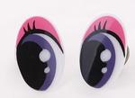 Eyes 17x25 mm pink