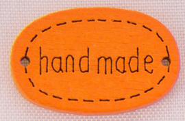 Sewing wooden sign 19x12 mm HAND MADE