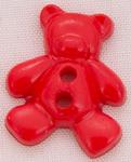 Button 16x19 mm teddy bear