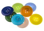 Button 38 mm plastic