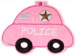 Patch 77x60 mm police car