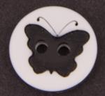 Button 13 mm butterfly