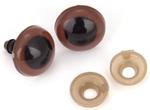 Eyes 16 mm brown