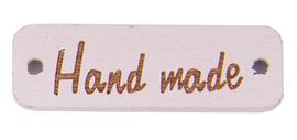 Sewing wooden sign 30x10 mm HAND MADE