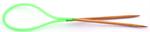 Circular wooden knitting needles 40 cm