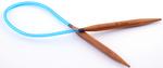 Circular wooden knitting needles 40 cm