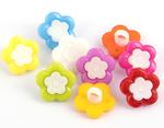 Button 15 mm flower MIX