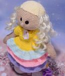 Hair for dolls 15 cm