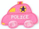 Patch 77x60 mm police car