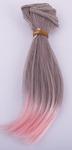 Hair for dolls 15 cm colors